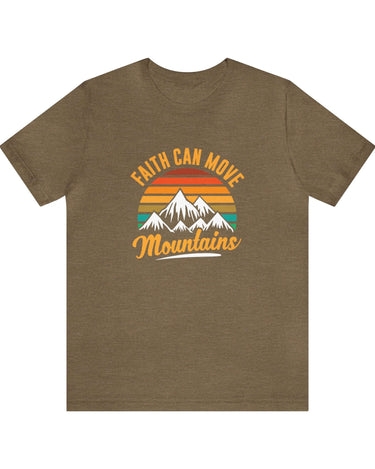 Faith Can Move Mountains Unisex Tee - RC’nSONS