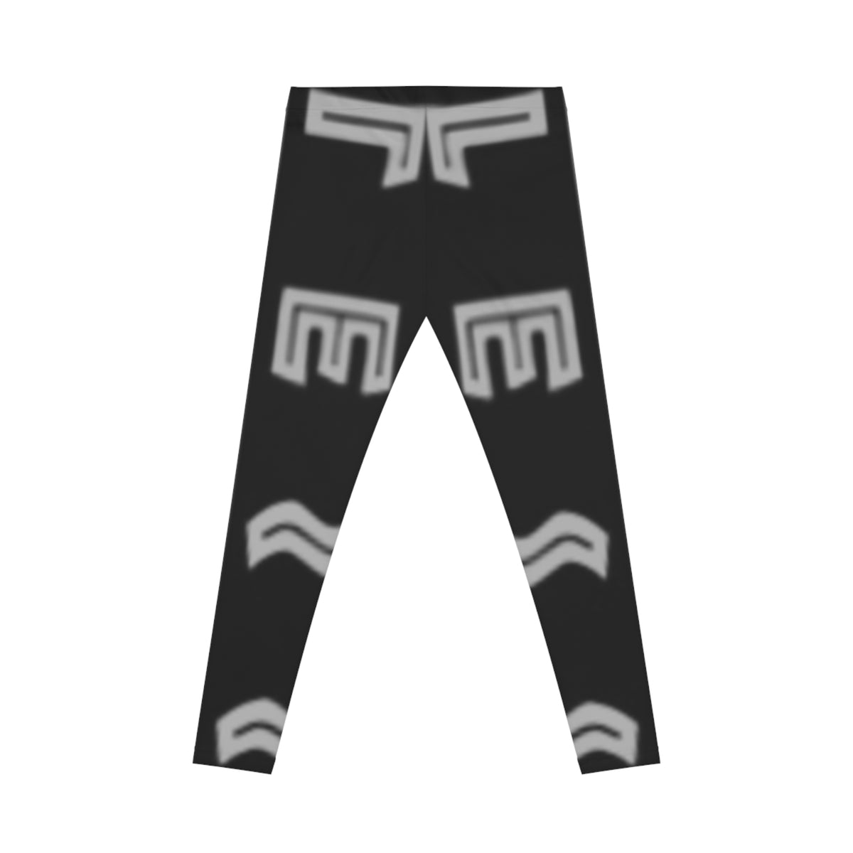 Stylish Women's Casual Leggings with Modern Graphic Design