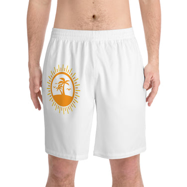 Men's Elastic Beach Shorts (AOP)