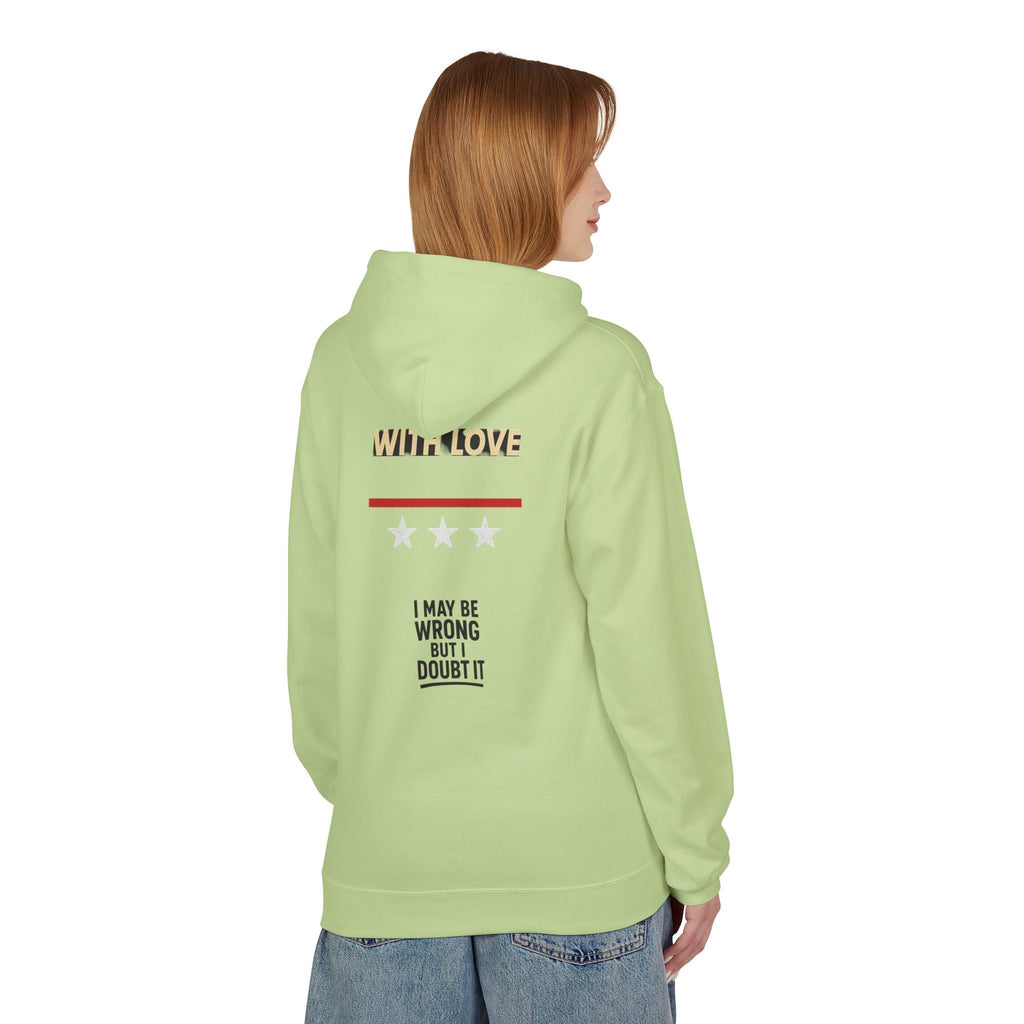 Sassy Fleece Hoodie with Quote, Cozy Hoodie, Funny Sweatshirt, Gift for Friends, Streetwear, Casual Wear Printify