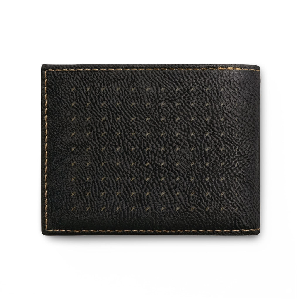 Bi-Fold Wallet — Slim Leather Card Wallet with Flip Pocket