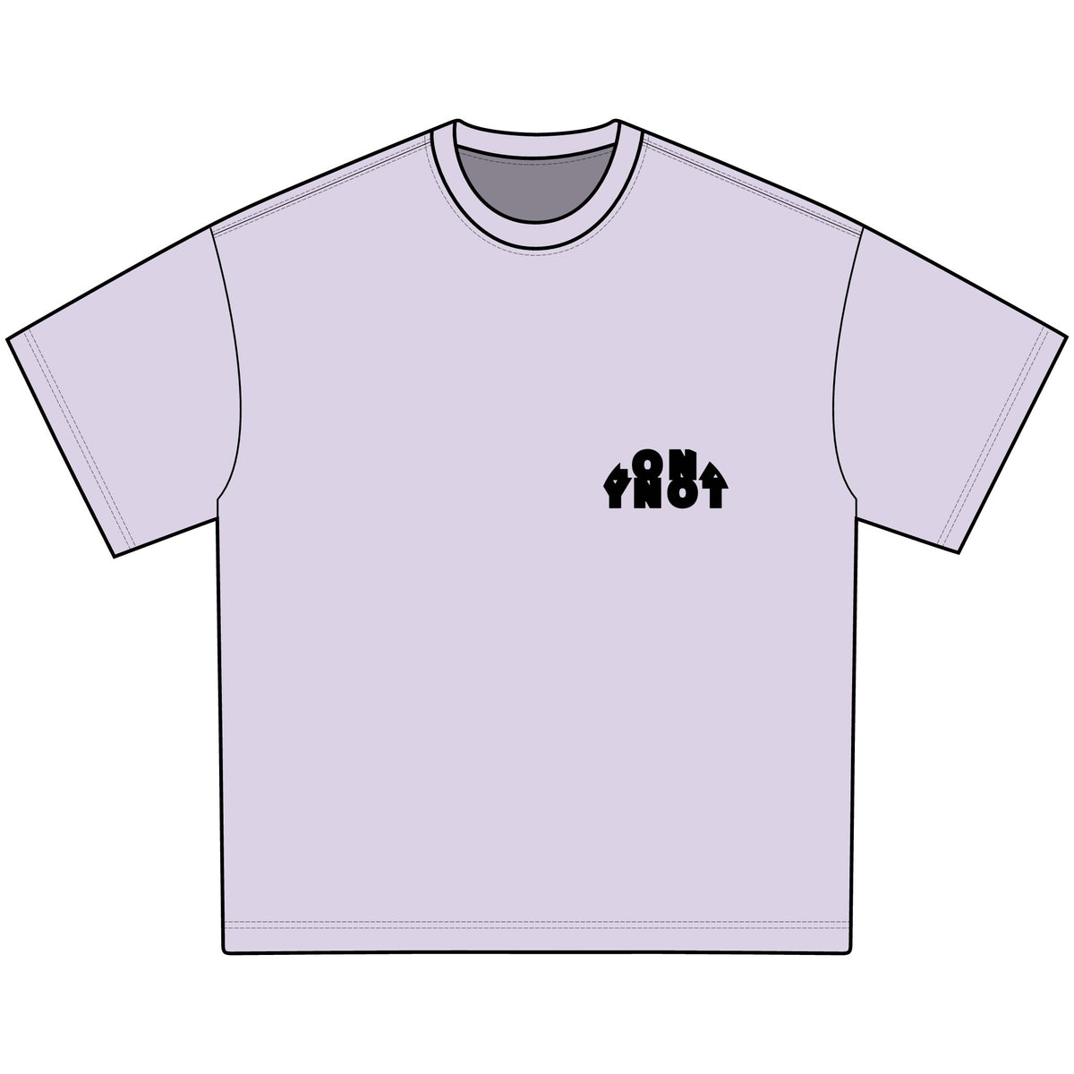 YNOT Washed  Oversize Tee