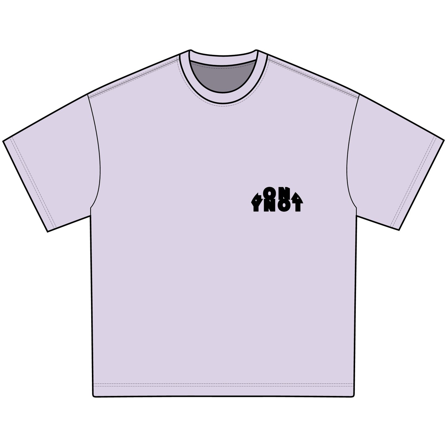 YNOT Washed  Oversize Tee