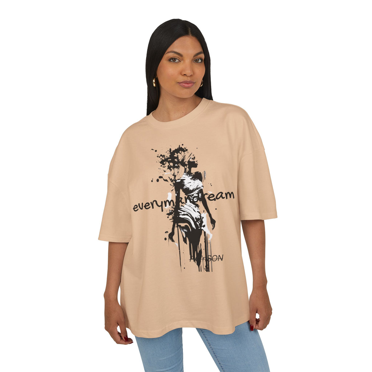 T-Shirt - 'YES AM I' Unisex Ultra Heavy Cotton Box Tee