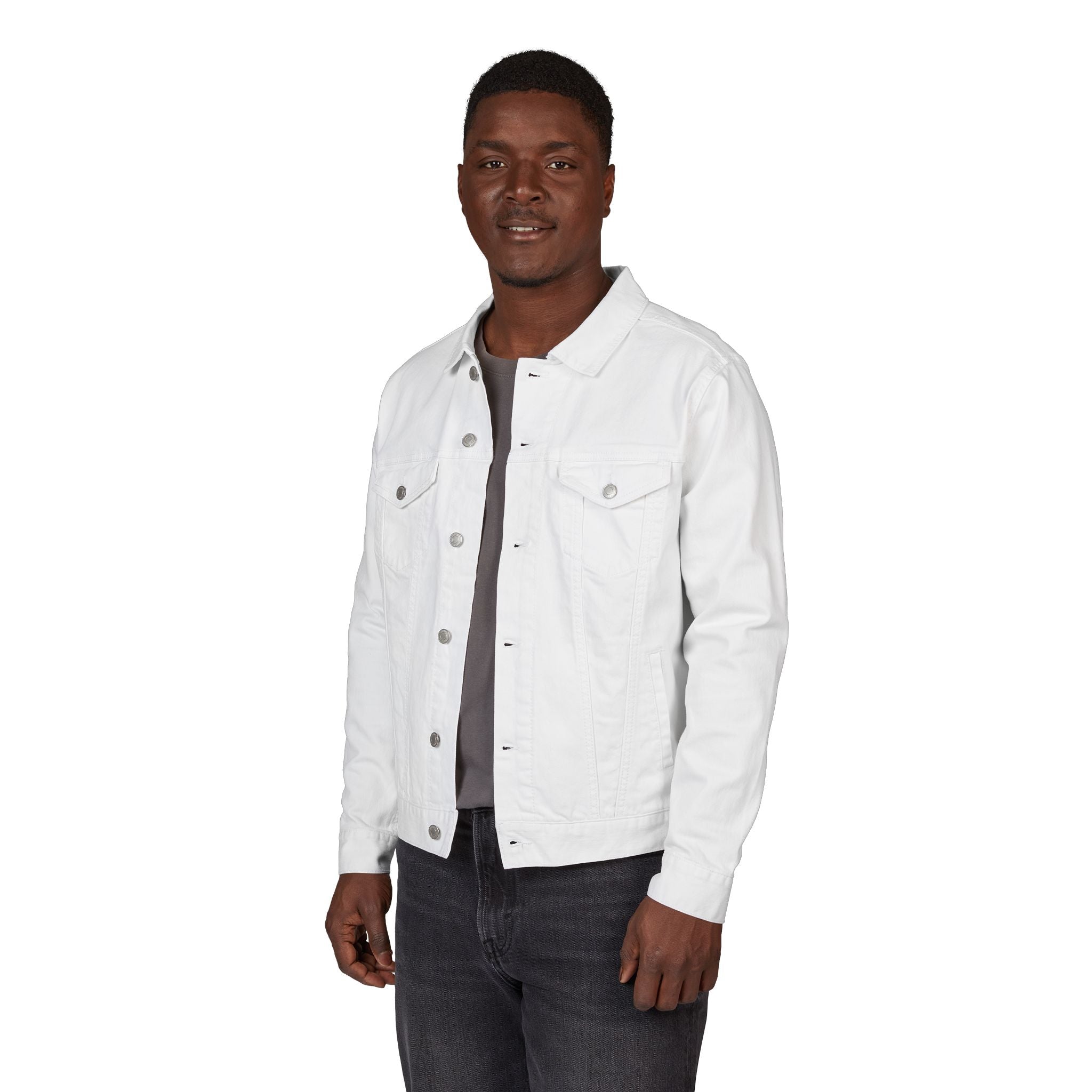 Plain Denim Jacket Printify