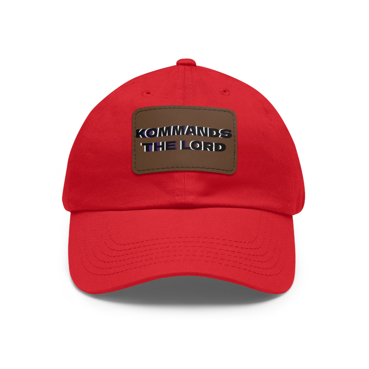 Dad Hat - Kommands The Lord Leather Patch Cap