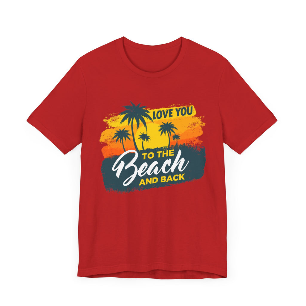 Je t’aime à la plage Tee unisexe 