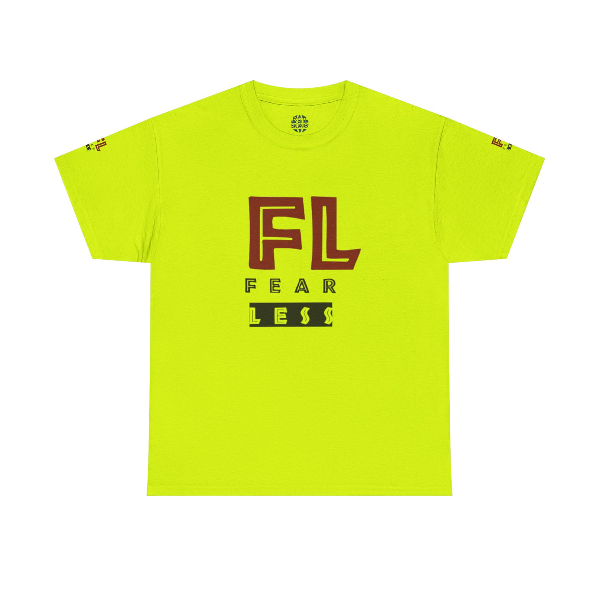 Fearless Graphic Unisex Heavy Cotton Tee - Bold Statement Shirt