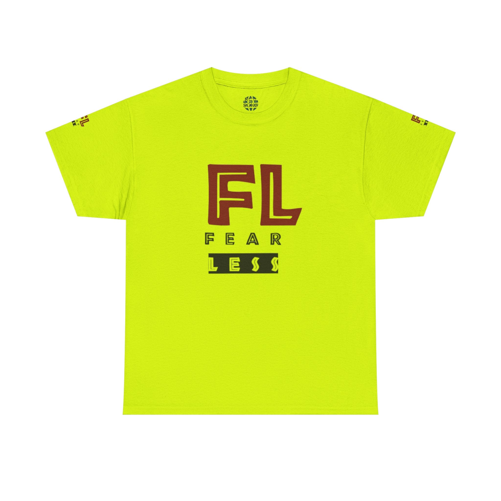 Fearless Graphic Unisex Heavy Cotton Tee - Bold Statement Shirt