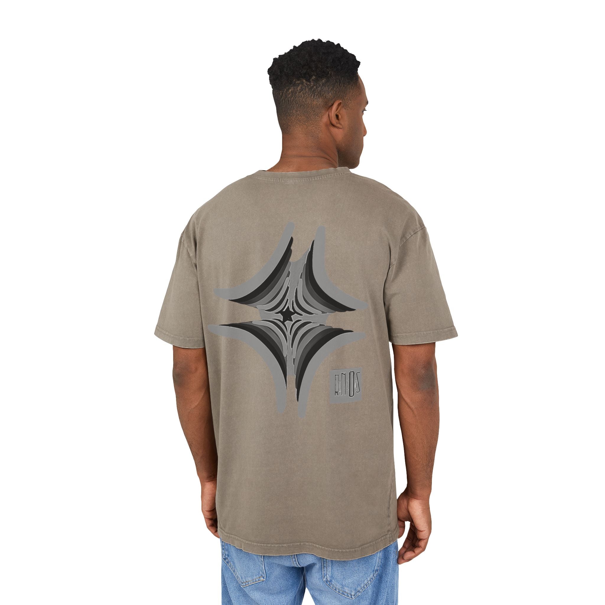 Unique Acid Washed Heavy Oversize Tee