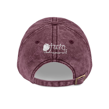 Embroidered Vintage Cap - Juic Cap Design