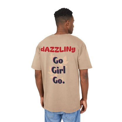 Oversize Tee - Dazzling 'Go Girl Go' Design