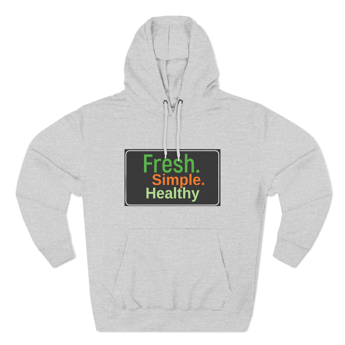 Unisex Three-Panel Fresh Simple Hoodie