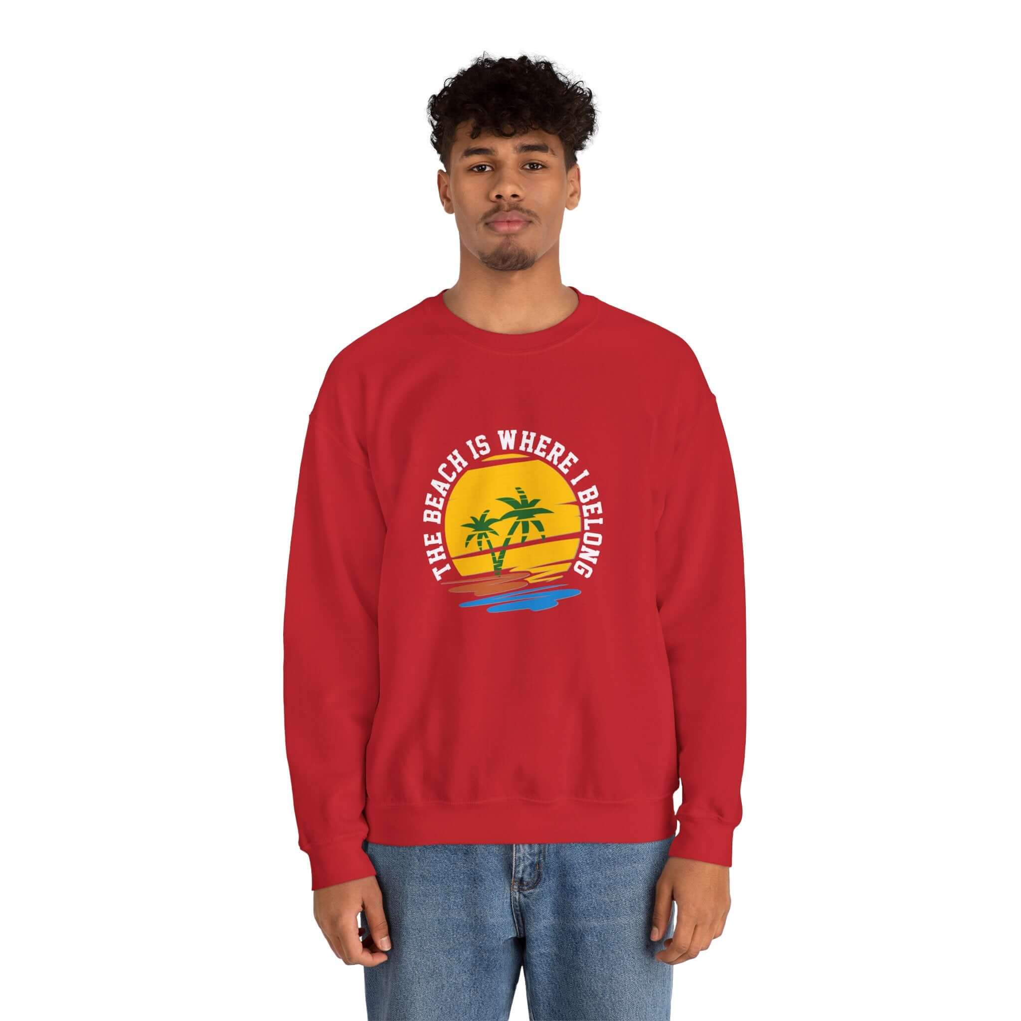 The Beach Is Where I Belong Unisex Sweatshirt - RC’nSONS