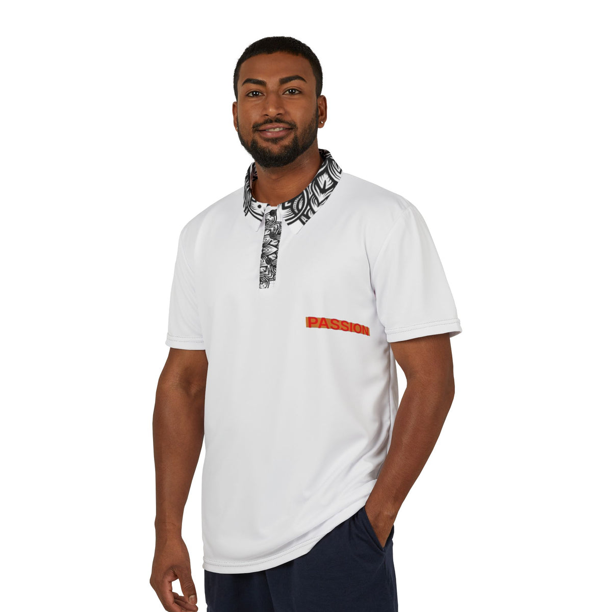 Passion Polo Shirt Creative Colar