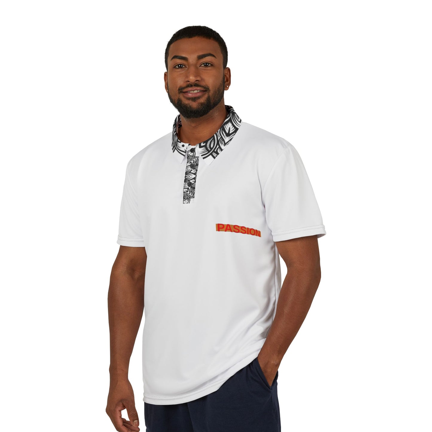 Passion Polo Shirt Creative Colar