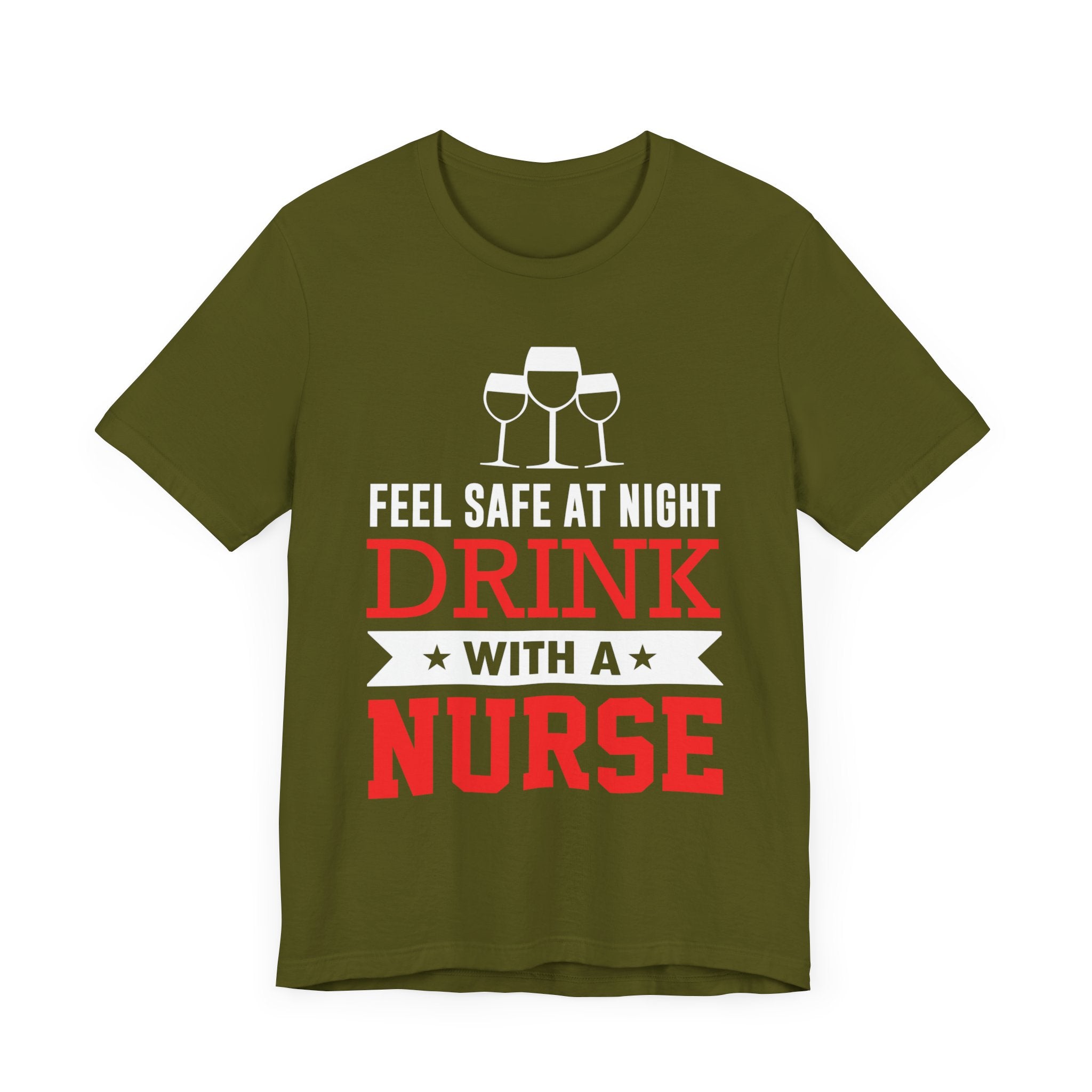 Sentez-vous en sécurité la nuit, buvez un tee-shirt unisexe 
