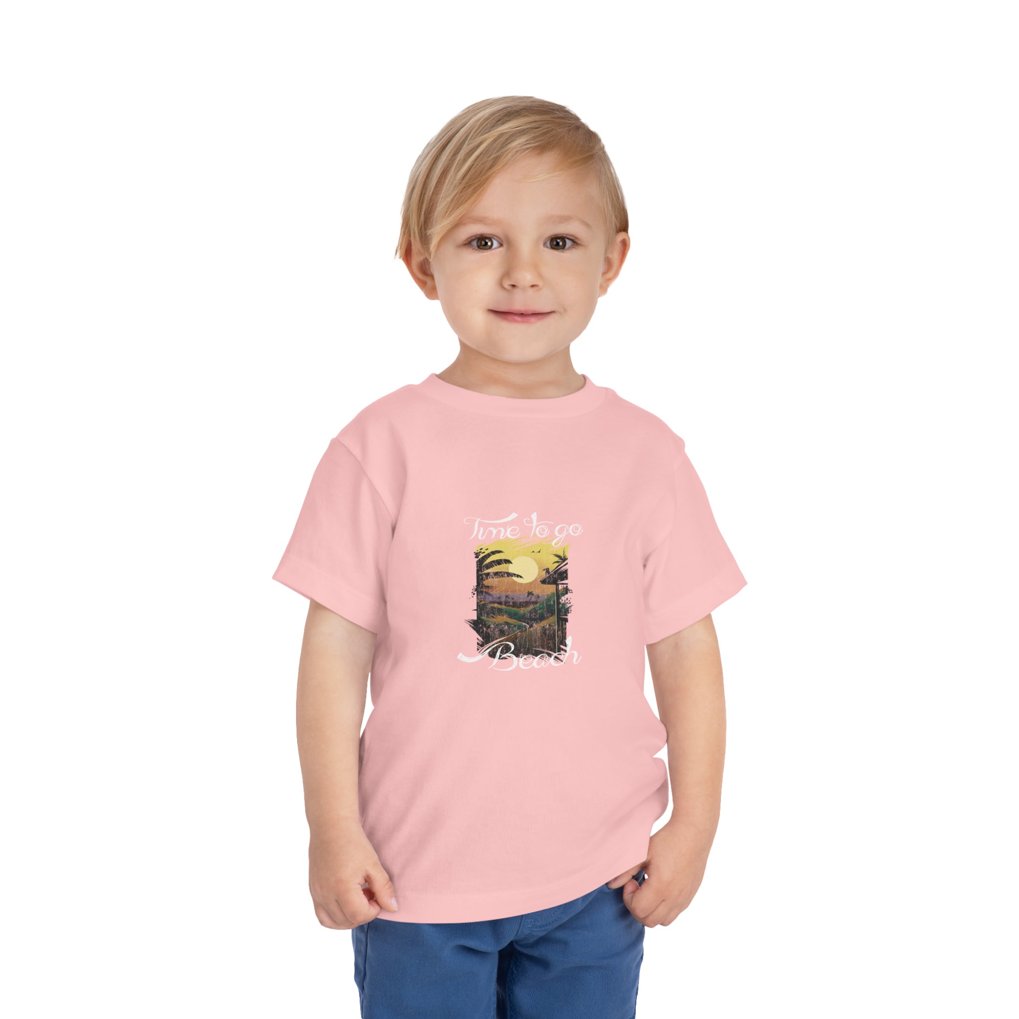 T-shirt pour tout-petits Time To Go Beach 