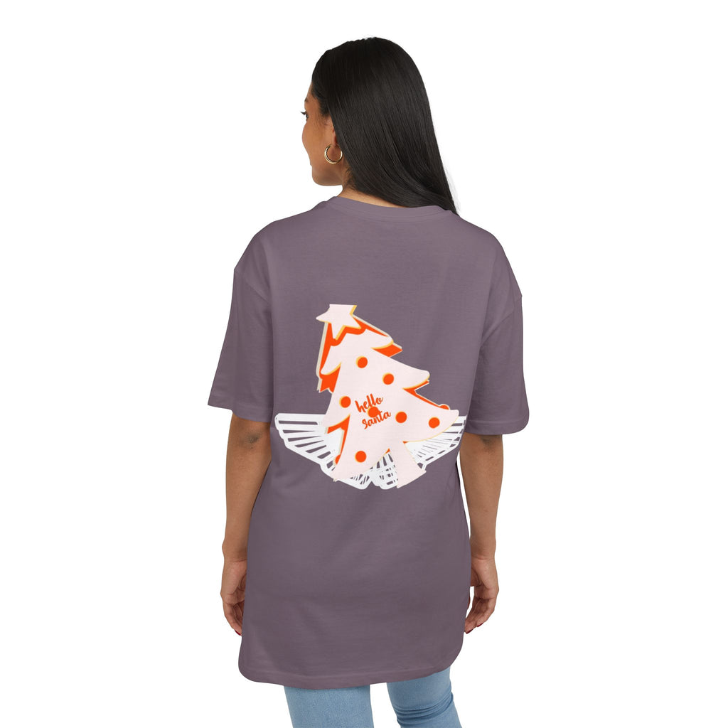 Christmas Oversize Tee - hello Santa