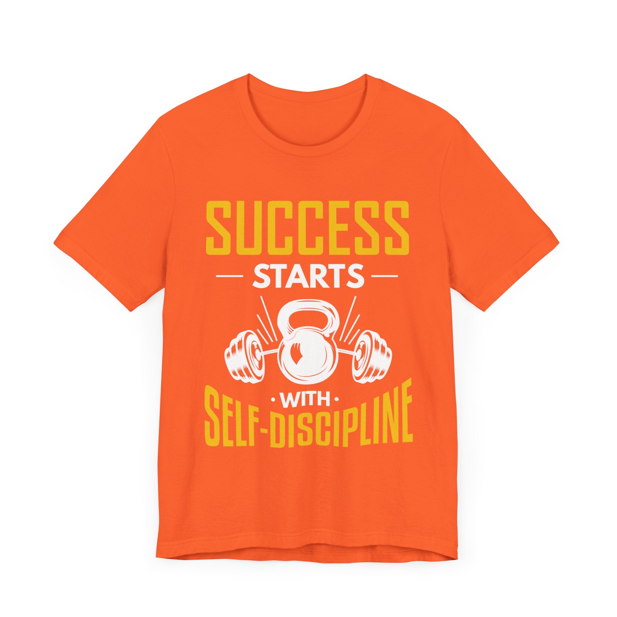 Le succès commence par le tee-shirt unisexe d’autodiscipline 