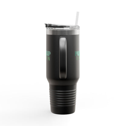 Inspirational Insulated Travel Mug - 40oz with Pushup Icon Design