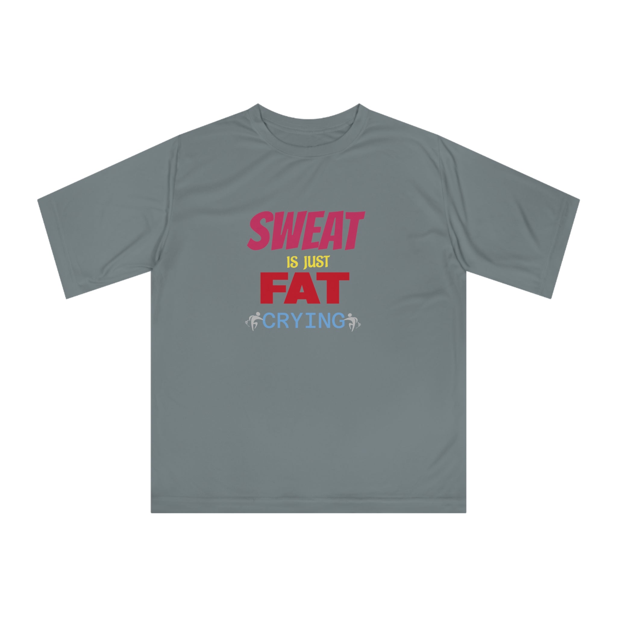 Motivational Fitness T-Shirt – Unisex Sweat is Just Fat Crying, Gym Apparel, Workout Shirt, Activewear, Gift for Fitness Enthusiasts Printify