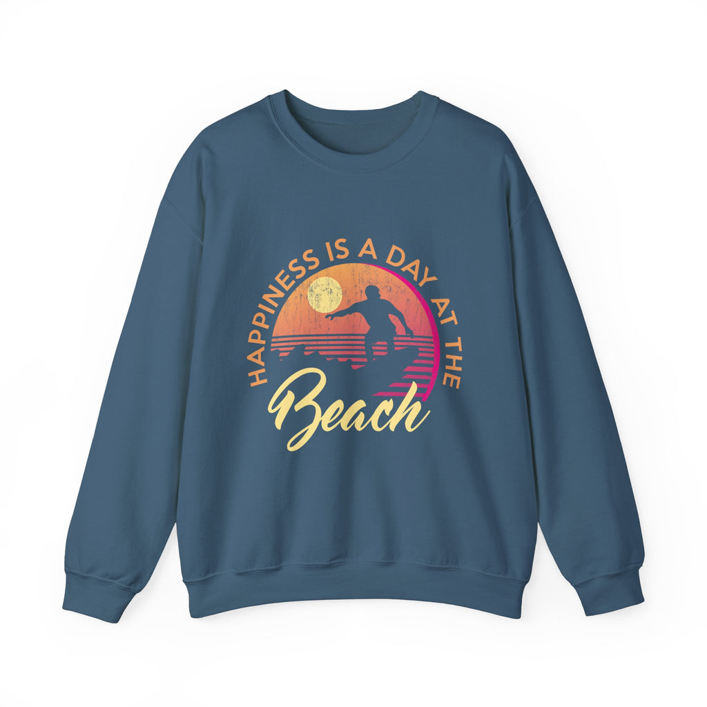 Le bonheur est une journée à la plage Sweat-shirt unisexe 