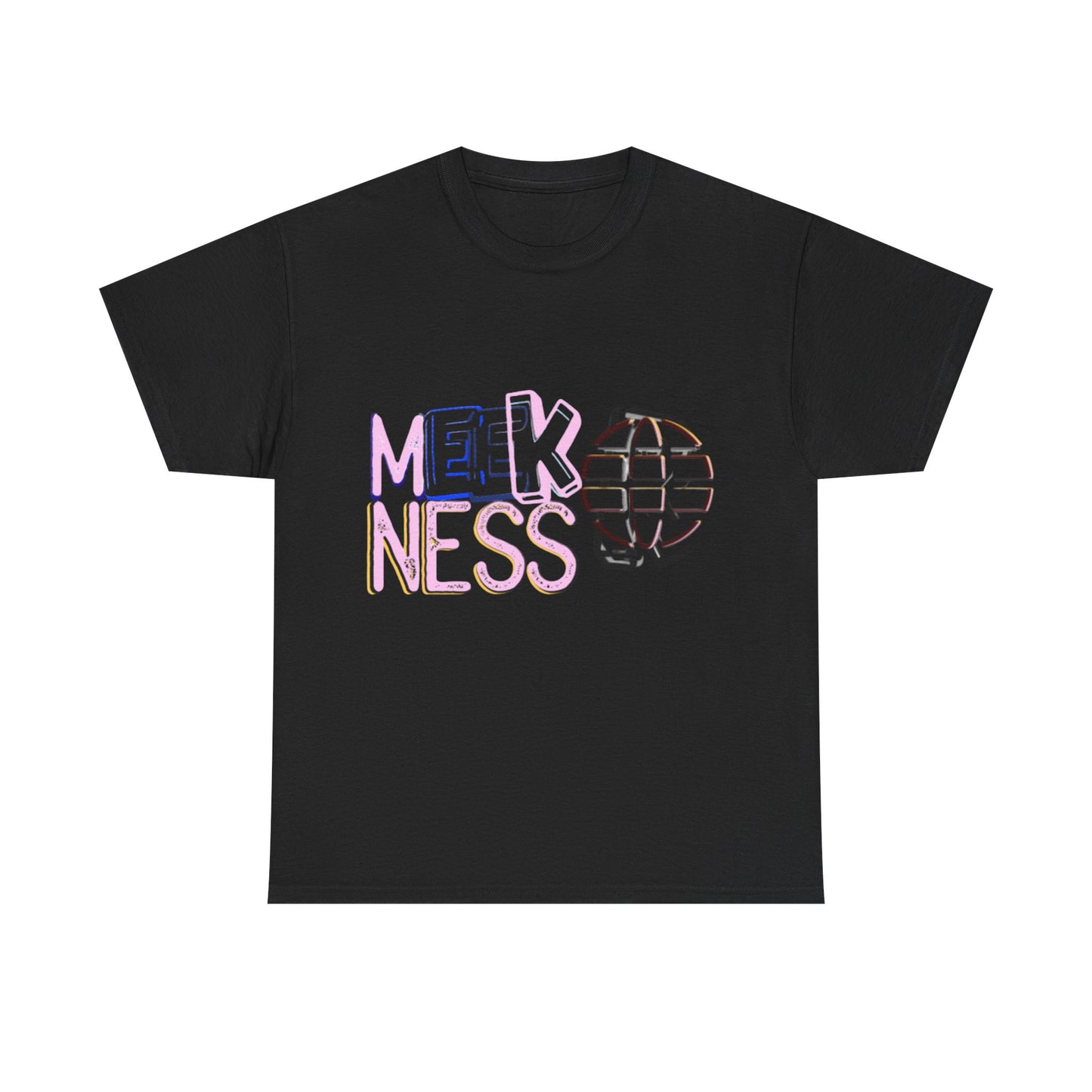 Unisex Heavy Cotton Tee - 'MEEKNESS' Graphic Shirt for Casual Wear