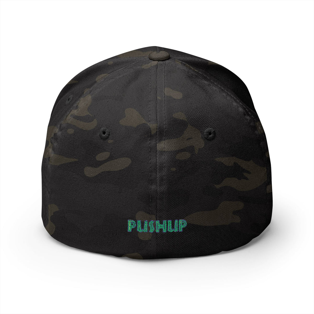 Motivational Embroidered Cap - 'PUSHUP' Structured Hat