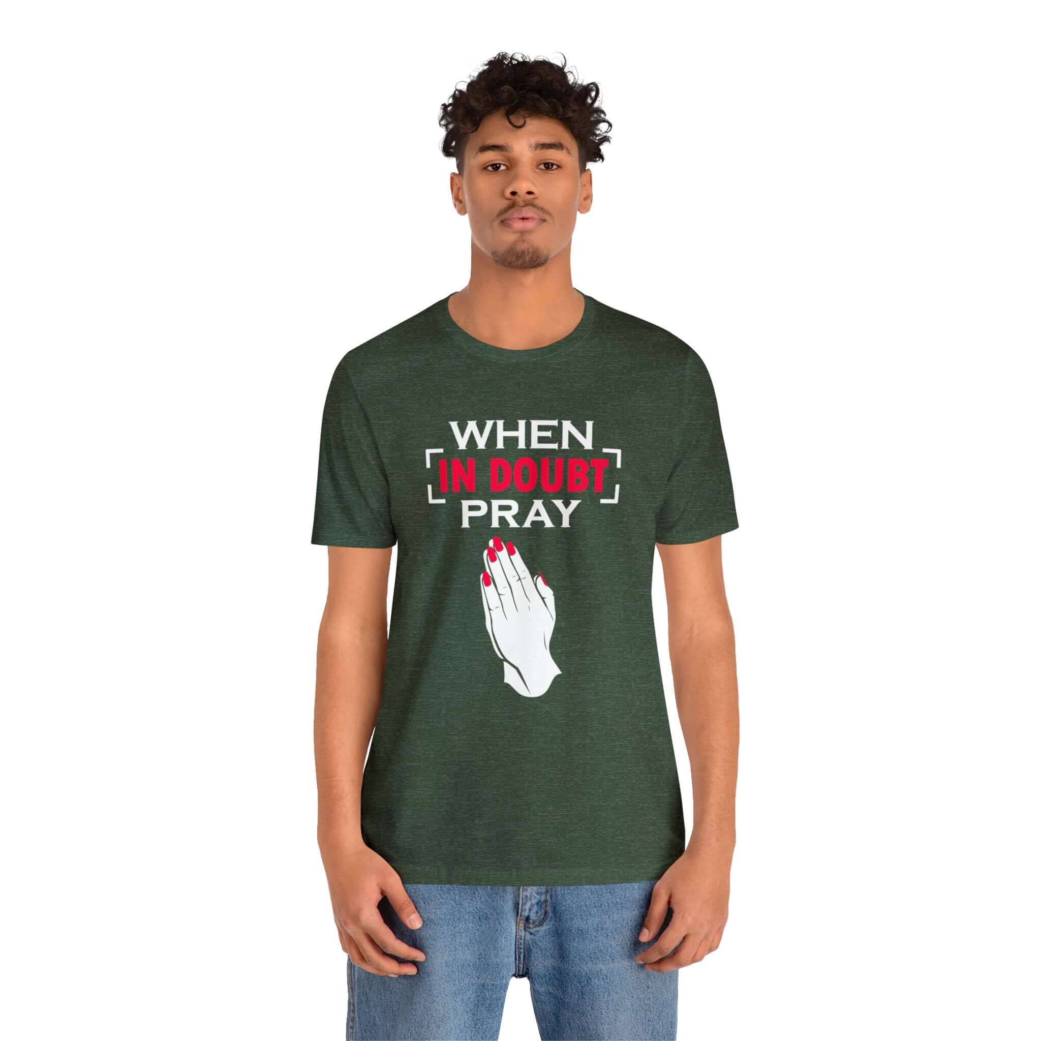 When In Doubt Pray Unisex Tee - RC’nSONS