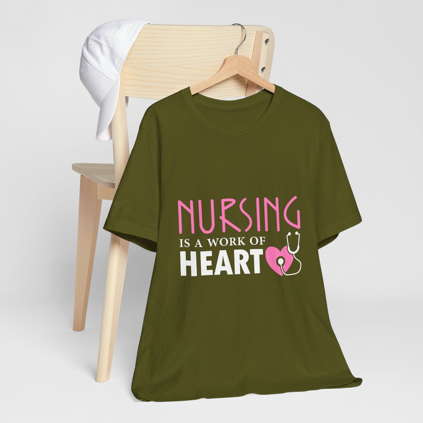Nursing Is A Work Of Heart Unisex Tee