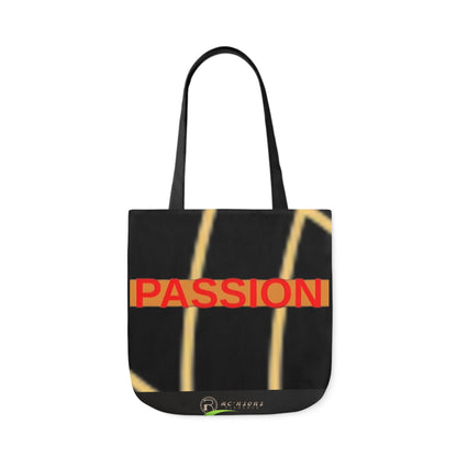 Passion Canvas Tote Bag, 5-Color Straps