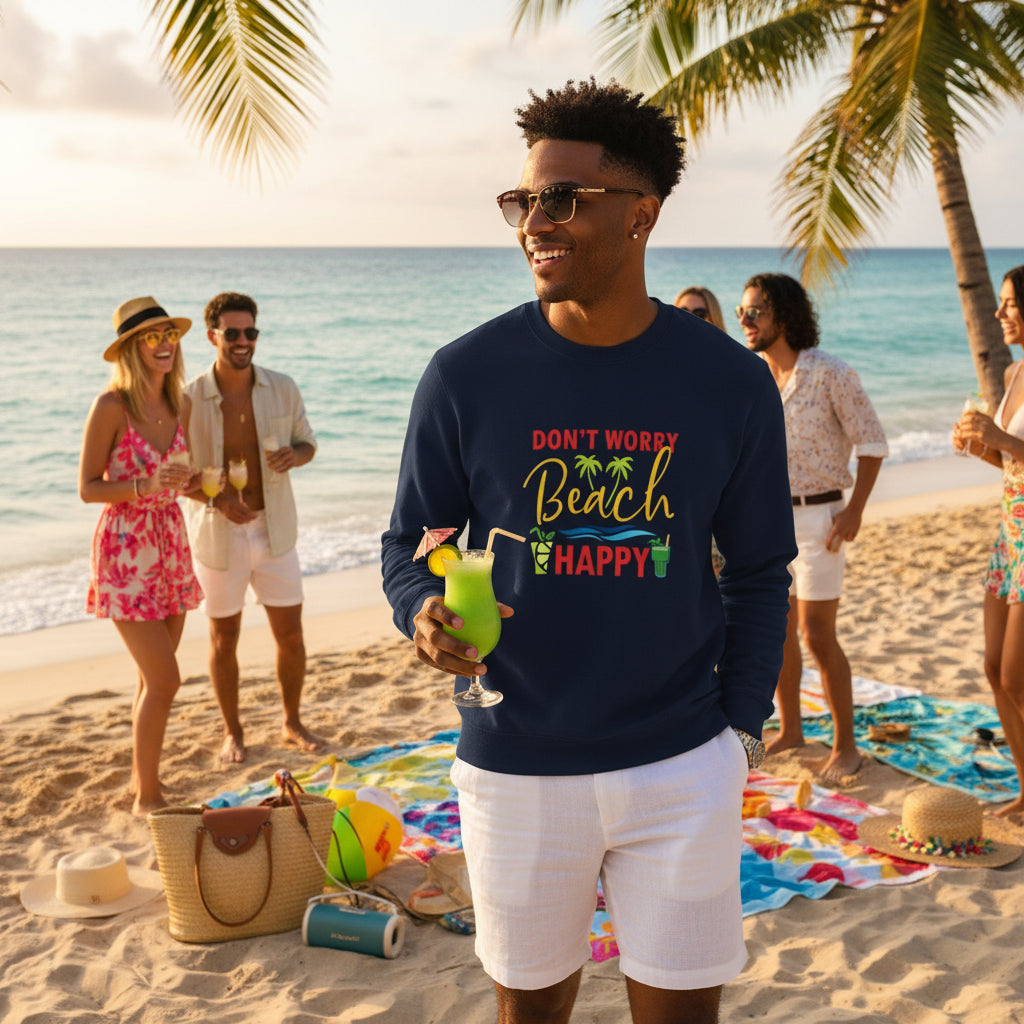 Don't Worry Beach Happy Unisex Sweatshirt - RC’nSONS