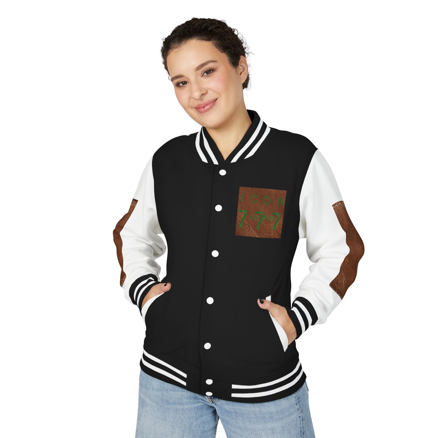 Letterman Jacket Icon Up for 777 Unisex Heavyweight