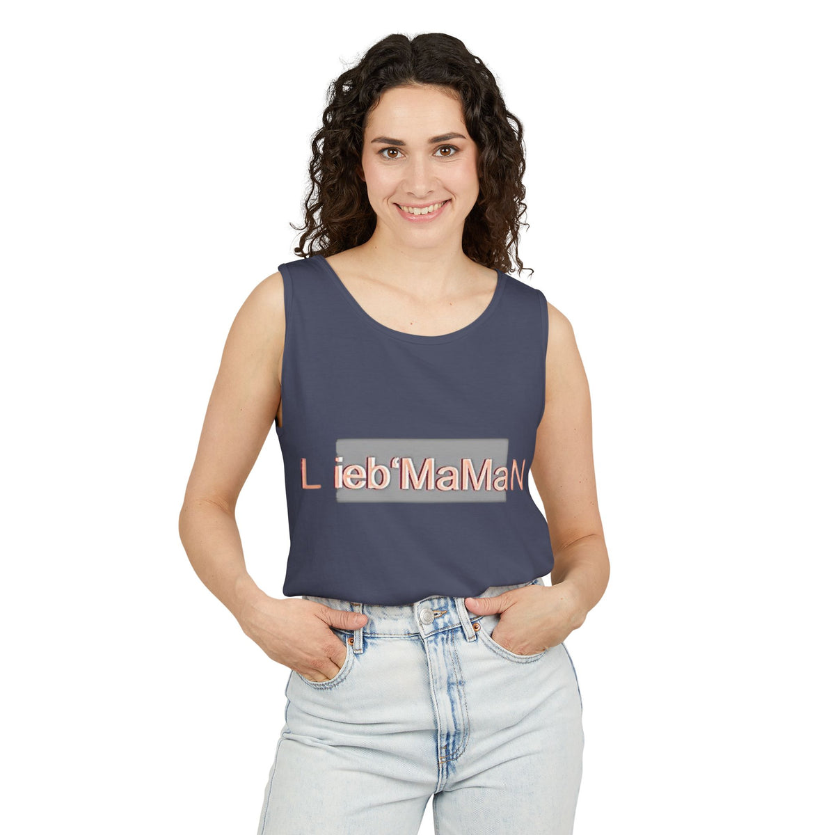 Lieb'MaMan Unisex Garment-Dyed Tank Top - Stylish and Comfortable Summer Wear
