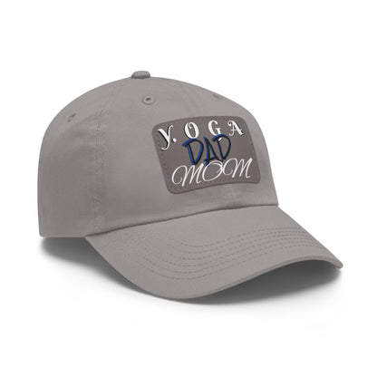 Yoga Dad Hat with Leather Patch - Casual Style for Active Parents