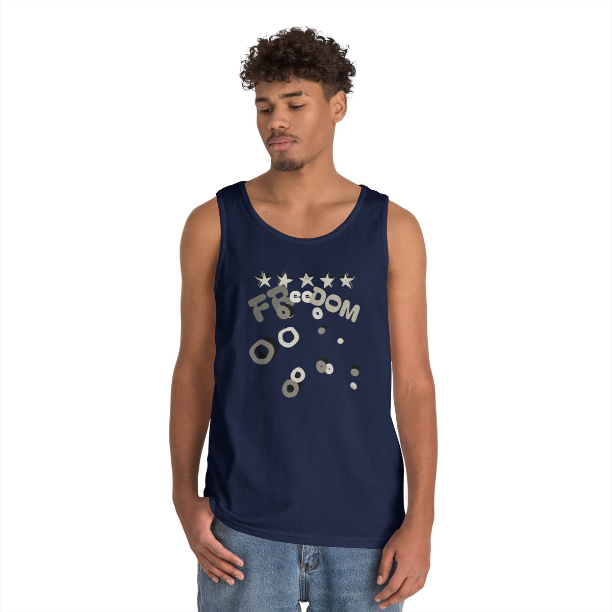 Freedom Heavy Cotton Tank Top