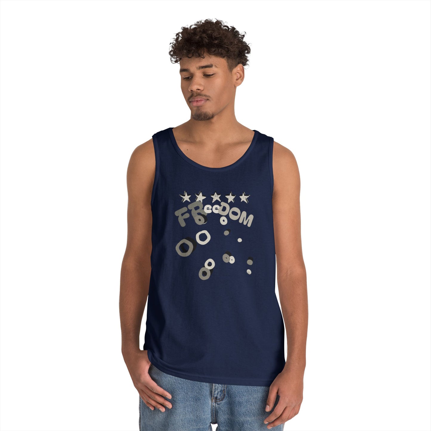 Freedom Heavy Cotton Tank Top
