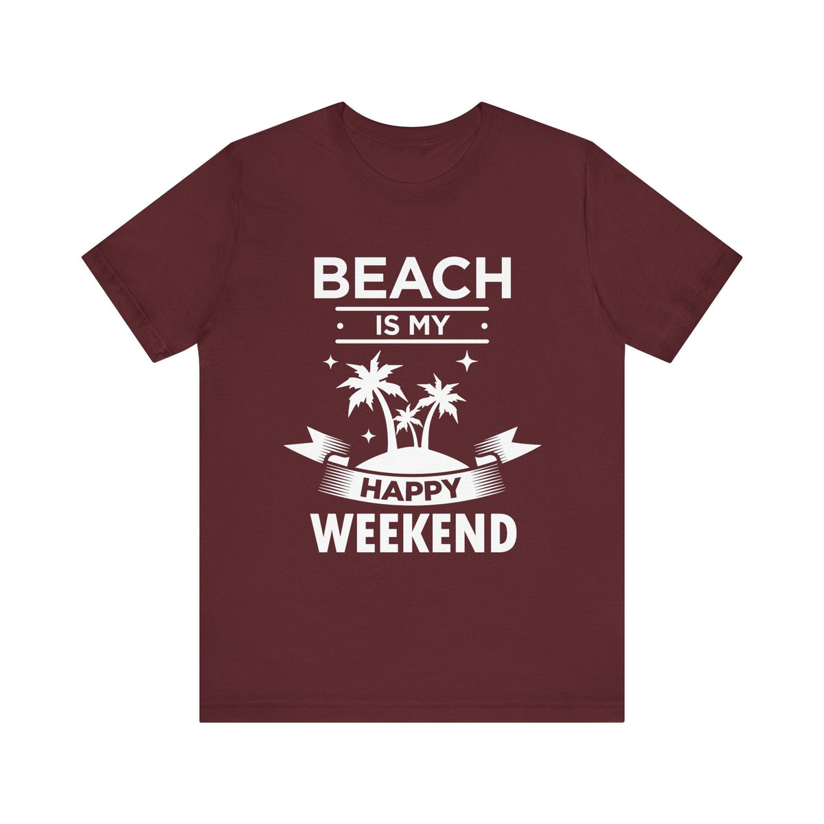 Beach Is My Happy Weekend Unisex Tee Printify