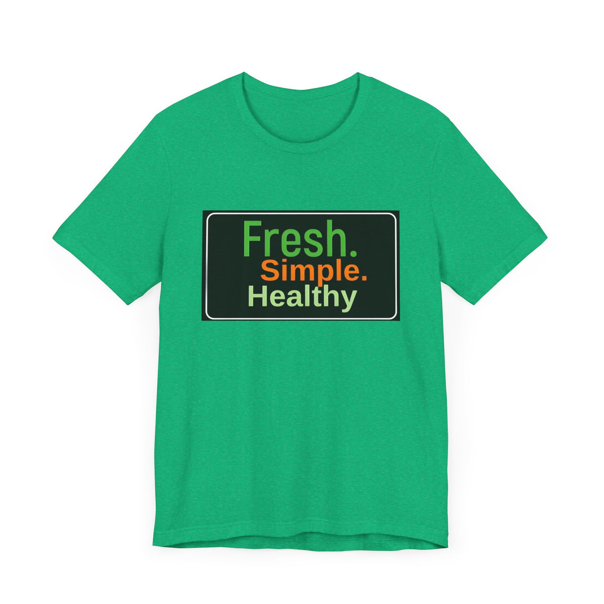 Unisex Fresh Simple Short Sleeve Tee