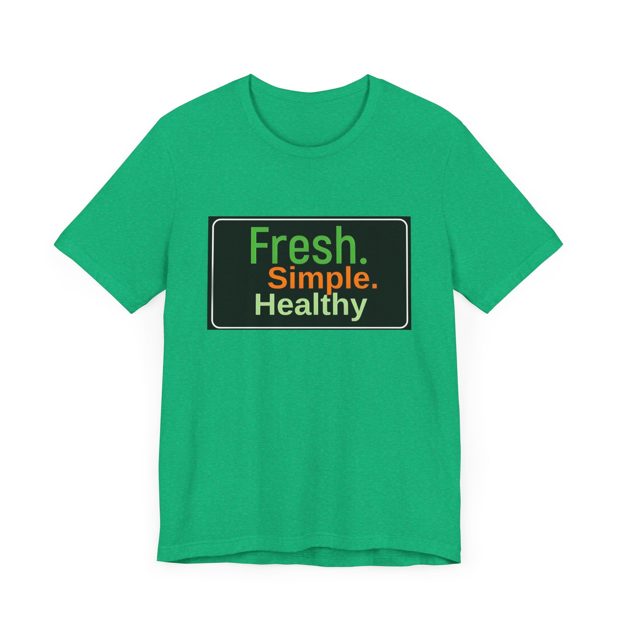 Unisex Fresh Simple Short Sleeve Tee