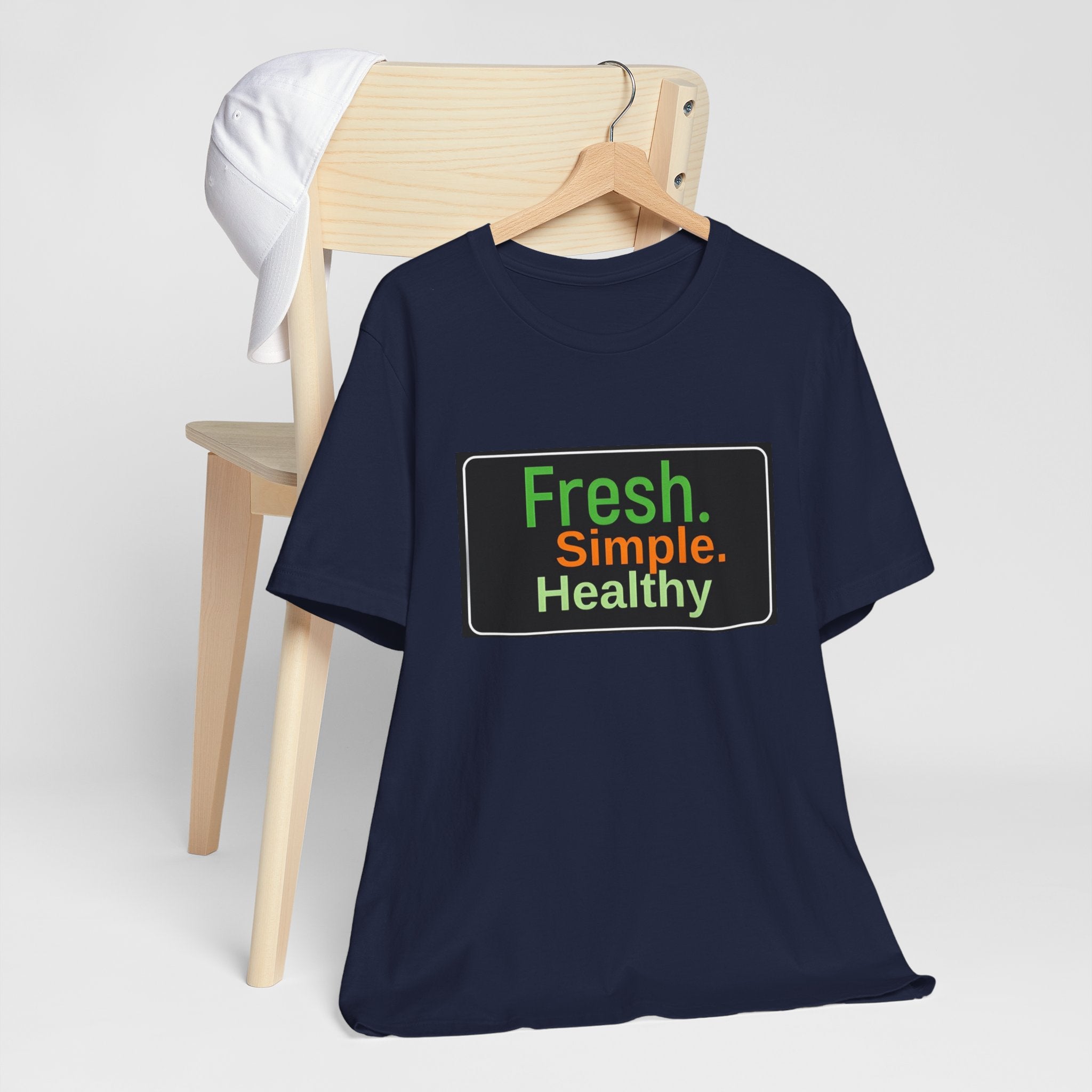 Unisex Fresh Simple Short Sleeve Tee