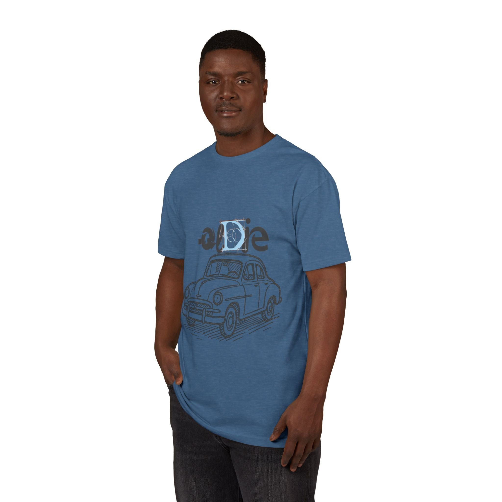 Vintage Car Graphic Tee | Unisex Sueded T-Shirt, Retro Auto Shirt, Fashion Gift, Casual Wear, Car Lover Apparel Printify
