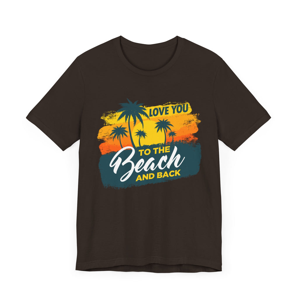 Je t’aime à la plage Tee unisexe 
