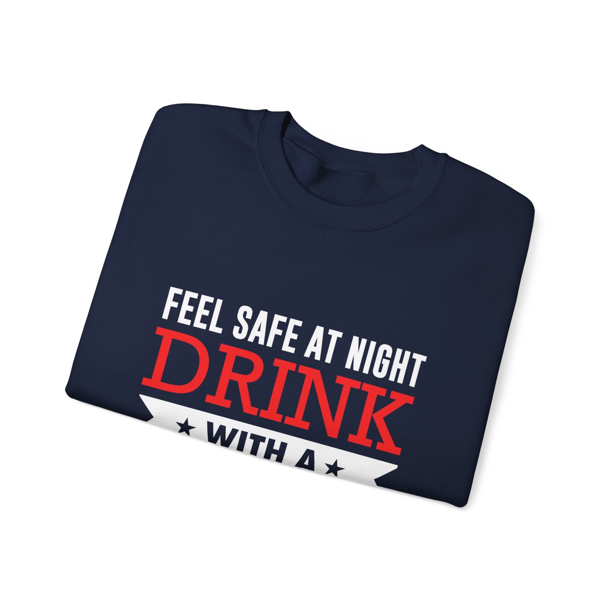 Sentez-vous en sécurité la nuit, buvez un sweat-shirt unisexe 