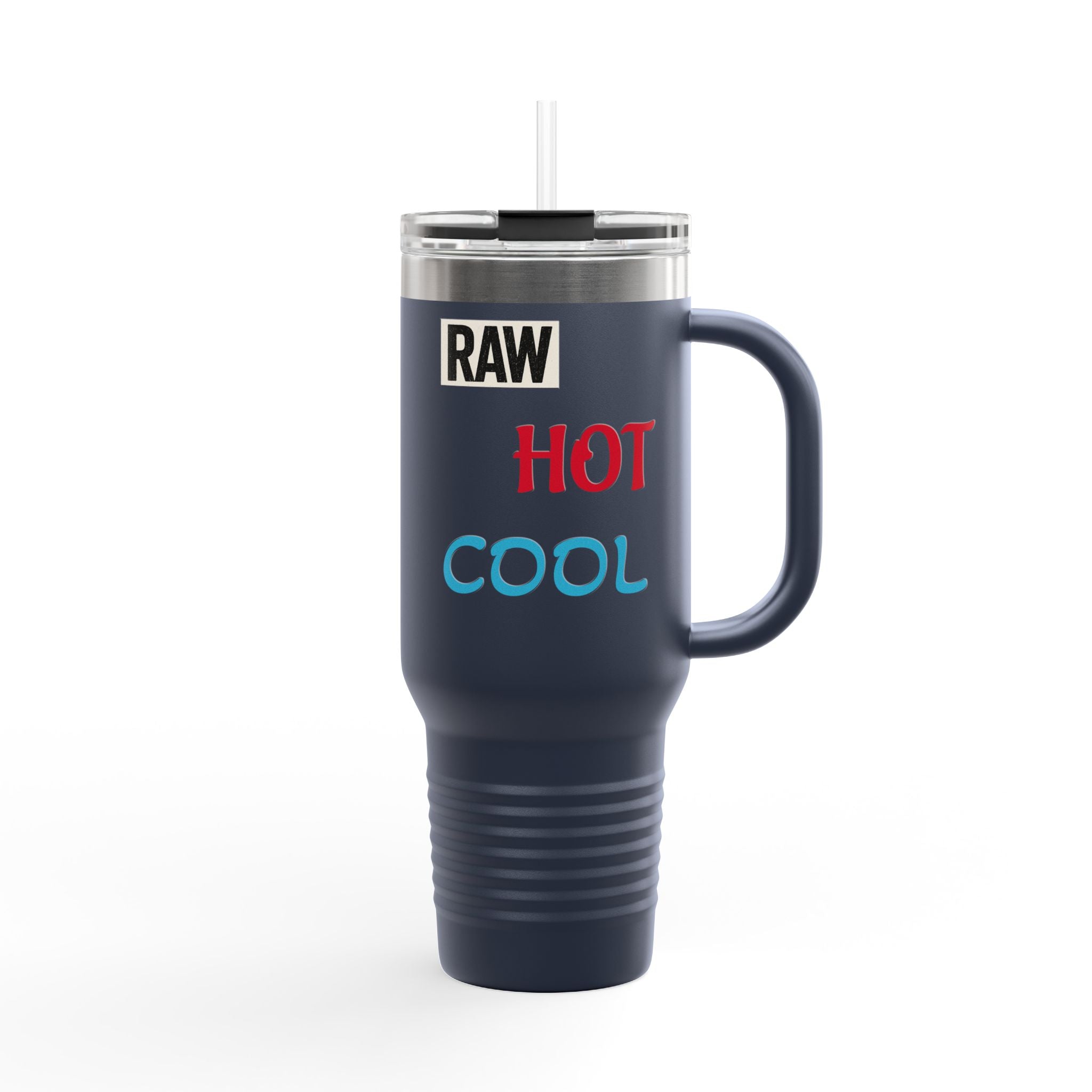 Insulated Travel Mug - Hot Cool Drink Container for Commuters, Gift for Coffee Lovers, Hydration on the Go, Outdoor Adventure, Office [...] Printify