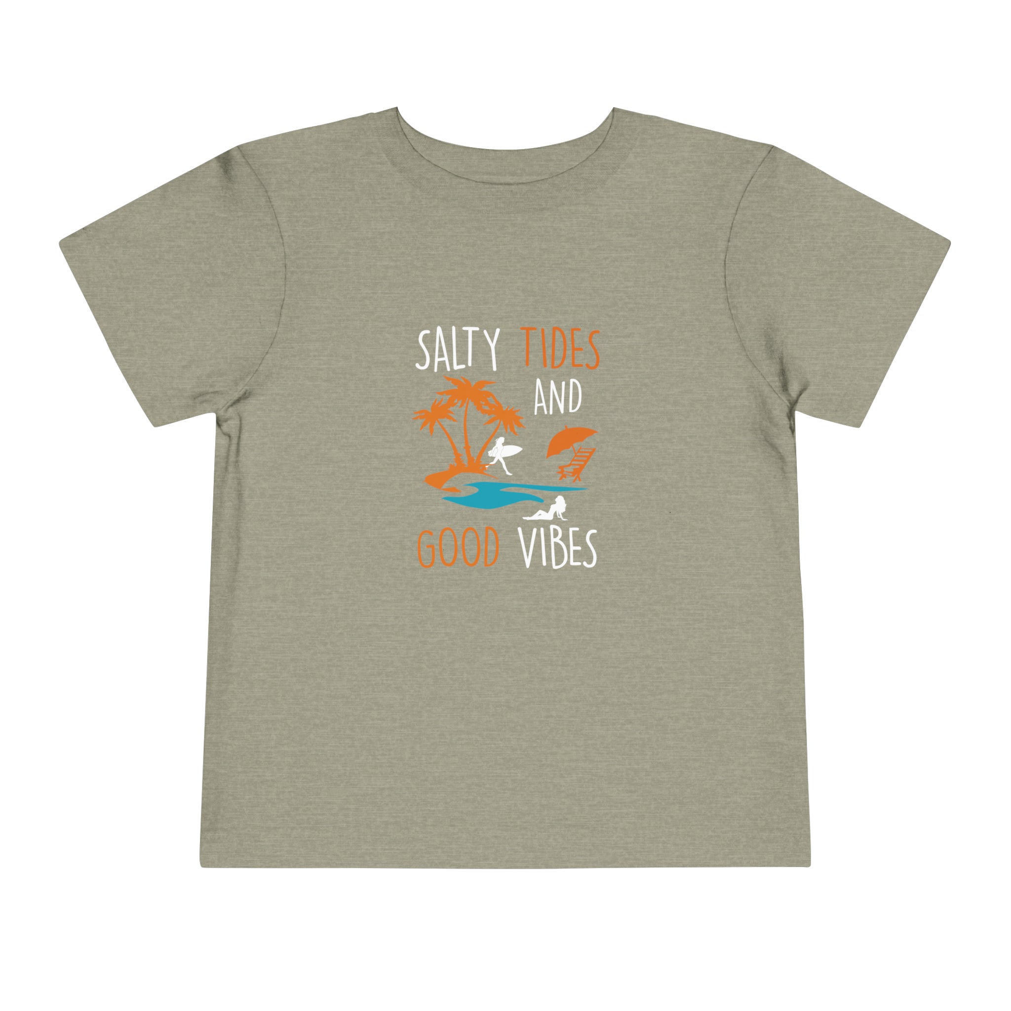 Salty Tides And Good Vibes Toddler Tee
