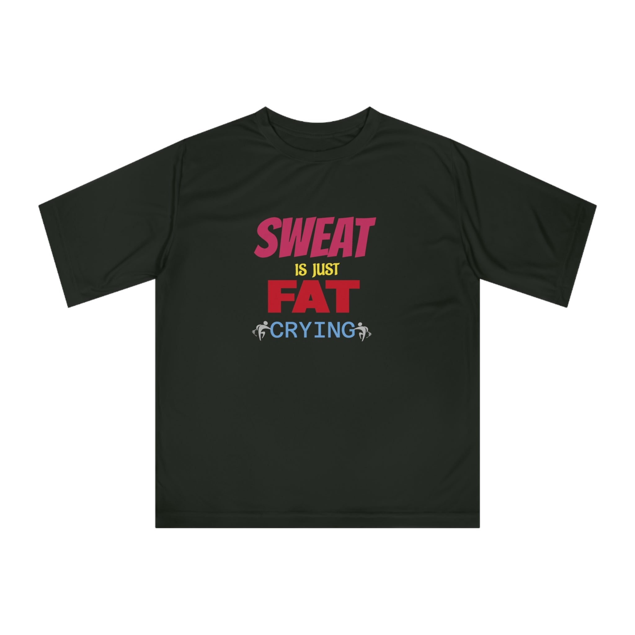 Motivational Fitness T-Shirt – Unisex Sweat is Just Fat Crying, Gym Apparel, Workout Shirt, Activewear, Gift for Fitness Enthusiasts Printify