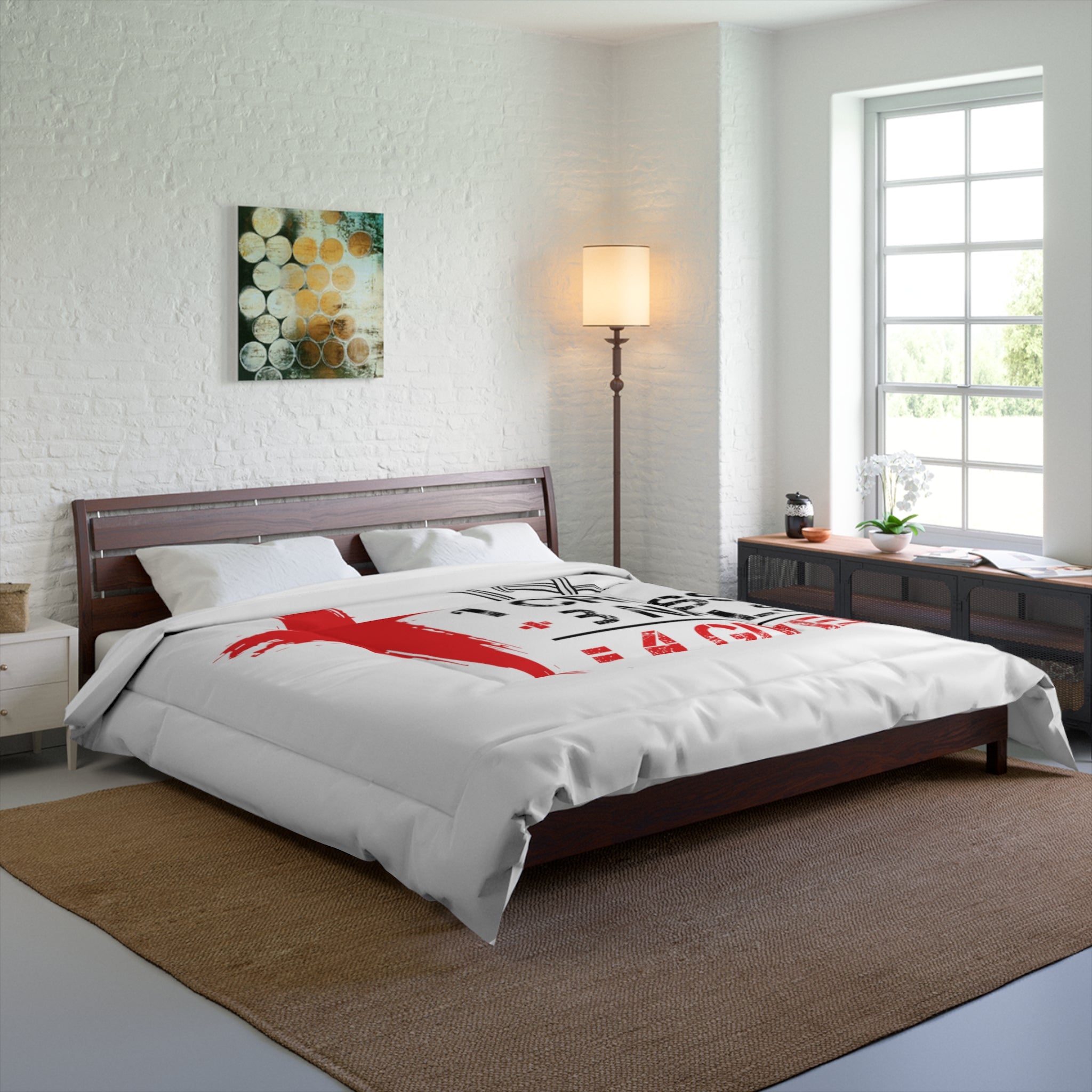 1Cross 3Nails Comforter Printify