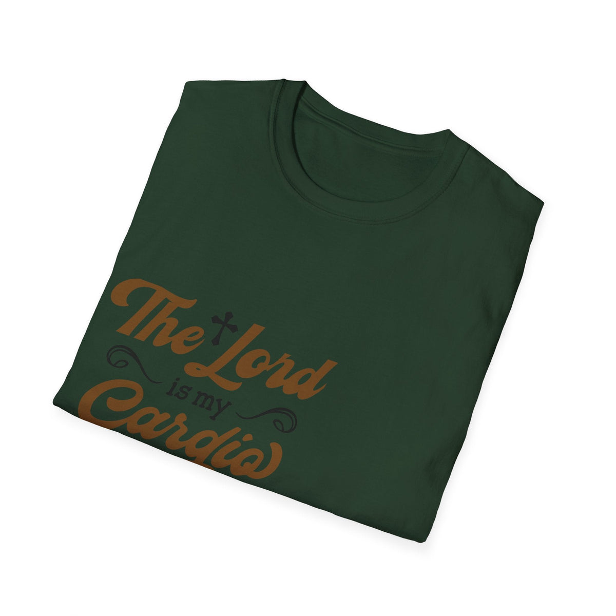 Faith-Inspired Unisex T-Shirt, The Lord is My Cardia, Christian Apparel, Spiritual Gift, Everyday Comfort Wear, Perfect for Church, [...] Printify